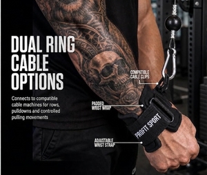 PROFIT SPORTS – Équipement d'entraînement pour haltérophilie, crochet de levage en néoprène, protection de paume réglable avec fermeture auto-agrippante pour la gym et l'exercice physique - Product Image 4