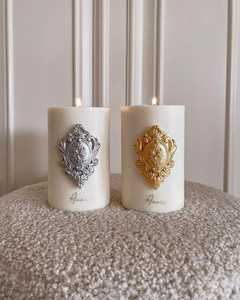 Portavelas Redondos de Vidrio Resistentes al Calor, Reutilizables, Frascos para Velas Decorativos para el Hogar - Product Image 5