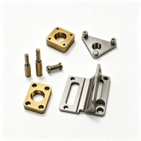 Services de fraisage CNC sur mesure pour composants mécaniques en acier inoxydable, aluminium, laiton, bronze avec usinage par fraisage et tournage