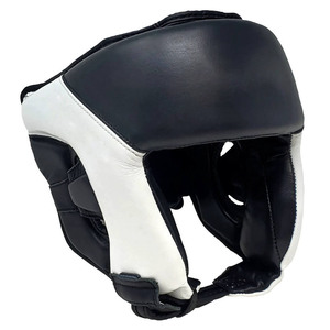 Protector de Cabeza de Boxeo de Cuero Genuino con Logotipo Personalizado, Directo de Fábrica, Correa Ajustable para la Barbilla, Protección Facial Completa para Entrenamiento y Sparring - Product Image 6