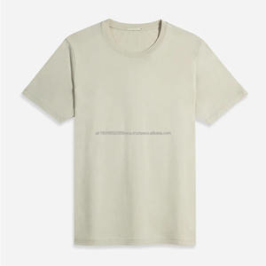 เสื้อยืดสีขาวคุณภาพสูง ผ้าฝ้าย 100% เสื้อยืดคอกลมแขนสั้นแบบสั่งทำสำหรับผู้ชาย เสื้อยืดไมโครไฟเบอร์สำหรับผู้ชาย - Product Image 4