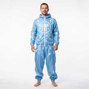 Ensemble de survêtement léger pour homme en polyester et nylon, fermeture éclair intégrale, vêtements de sport - Product Image 1