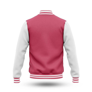 Wholesale Custom Men's Varsity <b>Jacket</b> Multi-Color Fleece Letterman <b>Jacket</b> Contrast Sleeve Slim Fit <b>Baseball</b> <b>Bomber</b> <b>Jacket</b> for - Product Image 4