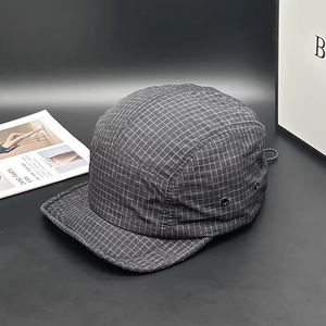 หมวกปีกสั้นสไตล์มินิมอล ผ้าตาข่ายแห้งเร็ว สไตล์วินเทจ แฟชั่นสำหรับทุกเพศ เหมาะสำหรับกิจกรรมกลางแจ้ง เช่น ตั้งแคมป์ เดินป่า - Product Image 2