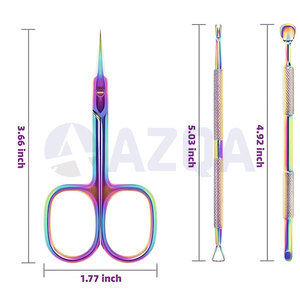 Stainless Steel Professional <b>Pedicure</b> <b>Set</b> with Cuticle Scissors Pusher Cleaner Tools Box Packaging for Teen & Elderly - Product Image 2