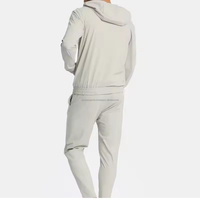 Survêtement unisexe personnalisé avec logo, éco-responsable, grandes tailles, streetwear, sweat à capuche zippé, pantalon de survêtement, manches longues, collection automne-hiver