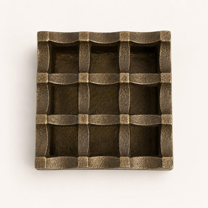 Cenicero Cuadrado de Latón para Escritorio, Cenicero para Cigarros de Estilo Vintage, Accesorio para Fumar, Decoración para Restaurantes, Hoteles, Oficinas y Bares de Lujo - Product Image 6