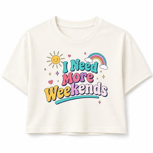 เสื้อยืดครอปท็อปผู้หญิง แขนสั้น คอกลม ผ้าฝ้าย 100% พิมพ์ลายตัวอักษร ระบายอากาศได้ดี น้ำหนัก 180 กรัม เหมาะสำหรับฤดูใบไม้ผลิ - Product Image 1