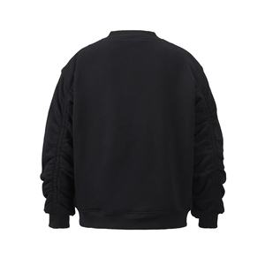 Veste bomber en laine 100% imperméable, vintage, patchwork, brodée, streetwear d'hiver, style letterman - Product Image 2
