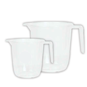 แก้วมักพลาสติกสำหรับใช้ในครัวเรือนที่มีความโปร่งใสและมี1L ความจุมาก - Product Image 1