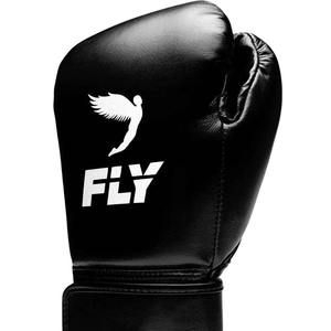 Guantes de Boxeo Personalizados de Color Negro, Diseño Profesional, Cuero Vacuno Original, para Entrenamiento y Combate - Product Image 4