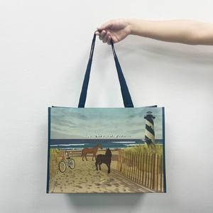 Bolsa de tela no tejida para bebidas, ecológica, impermeable, laminada, reutilizable, con asas de cincha de PP, color personalizado, Vietnam - Product Image 4