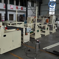 Máquina Rebobinadora de Papel Higiénico Totalmente Automática 1575, Control PLC, Motor y Bomba, Capacidad de 2 Toneladas/Día para Fábrica de Papel