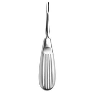 เครื่องถอนรากฟันไฮลิน ทวิสต์ 3 มม. แบบแมนนวล ทำจากสแตนเลสสตีล พร้อมปลายสีน้ำเงิน ได้รับการรับรองมาตรฐาน CE ระดับ I ด้ามจับออกแบบตามหลักสรีรศาสตร์สำหรับทันตกรรม รุ่น AHI AHI-6101 - Product Image 1