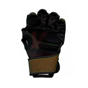 Guantes de MMA con Dedos Descubiertos, Guantes de Cuero con Protección de Palma de Alto Agarre para Gimnasio, Fitness y Sparring - Product Image 6