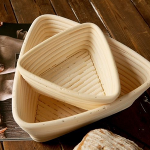 Nouveau panier de levage ovale en rotin tressé à la main, durable et rustique, de 9 à 10 pouces, avec doublure, pour boulangerie commerciale - Product Image 6