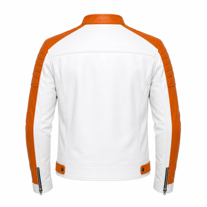 Veste d'hiver en cuir pour homme Dumela International, qualité supérieure, prix imbattable, doublure PU, col montant en toile, streetwear, teinture unie - Product Image 2
