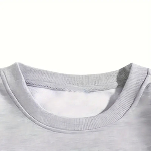 Heavyweight <strong>Fleece</strong> Crew Neck Sweatshirt 100% Cotton Winter Embroidered Blank Workout Pullover <strong>Men's</strong> Clothing <strong>Jumper</strong> - Product Image 3