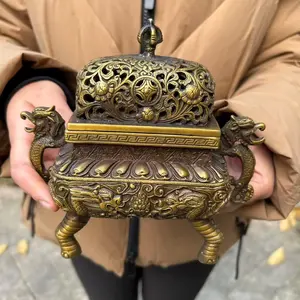 เตาเผาเครื่องหอมอโรม่าบาคูร์ สำหรับไม้กฤษณา ดีไซน์หรูหรา พรีเมียม - Product Image 1