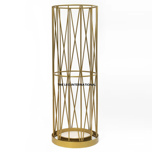 Soporte para Sombrillas de la Mejor Calidad, Diseño Fabuloso, Color Plateado Brillante, Cesta de Almacenamiento de Alambre Metálico para el Hogar - Product Image 2