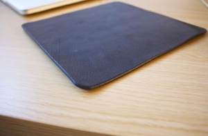 Tapis de souris en cuir véritable, accessoire de bureau de luxe, tapis de bureau en cuir de vachette pleine fleur, pour cadeaux LMP-0122 - Product Image 5