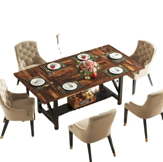 decoração de mesa de jantar. design de sala de jantar. móveis de luxo para casa. móveis modernos