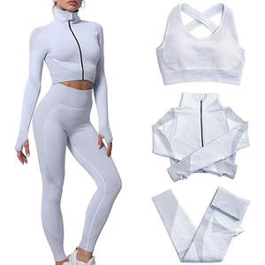 Ensembles d'entraînement pour femmes : Leggings de sport taille haute et brassière de sport dos croisé – Tenue de yoga et fitness pour un style de vie actif - Product Image 1