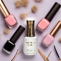 Vernis à ongles au design tendance, flacon à la mode, finition mate avec couvercle doré, impression personnalisée, différents pinceaux