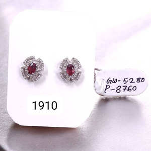 Pendientes de Turmalina de Alta Calidad, Joyería Fina de Plata de Ley, Turmalina Brillante con Diamantes, Pendientes para Mujer - Product Image 2