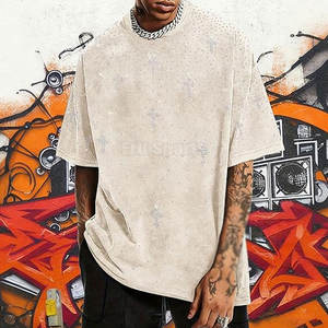 Camiseta de Compresión para Hombre de Secado Rápido con Diseño Moderno, Camisetas de Alta Calidad con Pedrería para Hombre - Product Image 4