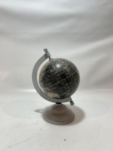 Globe terrestre moderne rose avec support en métal noir, globe géographique de bureau mignon, ornement de table, décoration pour enfants, bureau ou salle d'étude - Product Image 5