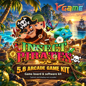 Kit de jeu d'arcade Insect Pirates 5.6 VGAME pour 4 à 10 joueurs, 16 insectes/8 armes, pour projets de bornes multijoueur et logiciels - Product Image 5
