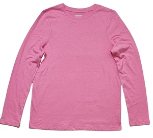 T-shirt décontracté à manches longues pour femme en coton 100% écologique de haute qualité, tricoté, vente en gros, fabricant du Bangladesh, stock en vrac, OEM - Product Image 1