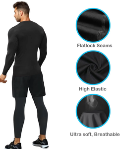 Custom Logo Breathable Compression Rash Guard Long Sport Style Fitness MMA Shirt Portable Sublimated Design Newest OEM Service - Product Image 5