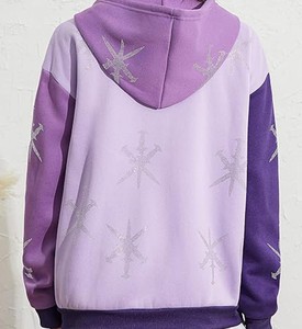 Sudadera con Capucha Unisex Bordada con Pedrería, Estilo Urbano, Brillante, para Invierno, con Logotipo Personalizado, 100% Algodón, de Alta Calidad - Product Image 4