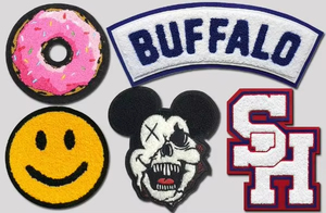 Custom Chenille Patch for Jackets, Hoodies and Team Apparel, High Quality <b>Yarn</b> Embroidery with OEM Factory Production - Product Image 2