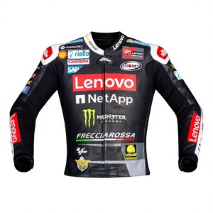 เสื้อแจ็คเก็ตมอเตอร์ไซค์ Francesco Bagnaia MotoCP Rucati แบบสั่งตัดพิเศษ พร้อมแผ่นยืดหยุ่น กระชับสบาย ป้องกันแรงกระแทก มาตรฐาน CE - Product Image 1
