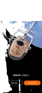 Base Instrument chirurgical Manuel Laryngo-Pharyngoscope Rétracteur Produit essentiel en chirurgie - Product Image 2