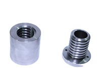 Vis mère trapézoïdale personnalisée en acier inoxydable 316 poli, usinée CNC, pour mouvement linéaire certifié