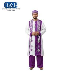 Meilleures ventes : Thobe Kaftan malaisien OEM pour hommes, en polyester, style marocain modeste, vêtement musulman traditionnel, robe islamique, mode arabe à capuche - Product Image 2