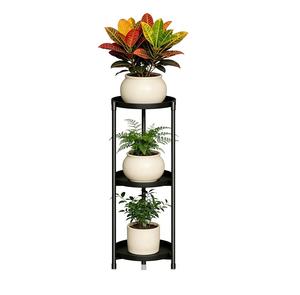 Soporte de hierro decorativo para macetas de jardín con etiquetado privado y diseño elegante para proyectos de paisajismo y decoración exterior. - Product Image 1