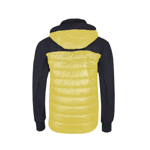 Chaqueta Varsity Negra Personalizada de Alta Calidad para Hombre, Abrigo de Invierno Cálido para Adultos, Cuello Alto Casual con Cierre de Cremallera y Letras - Product Image 6