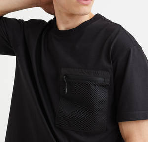 T-shirts amples 100 % coton effet vieilli, personnalisables avec logo, style vintage, épais, pour hommes, surdimensionnés, imprimés, coupe courte, délavés à l'acide – Vente en gros - Product Image 5