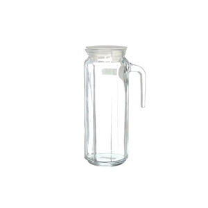 Jarra de Vidrio Transparente con Asa y Tapa, Perfecta para Agua, Té y Bebidas Refrescantes - Product Image 4