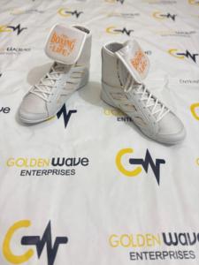 No Boxing No Life - Zapatos de Boxeo de Cuero Premium, Color Personalizado, Logotipo Personalizado, Cierre con Cordones, Antideslizantes, Alta Calidad, Duraderos - Product Image 2