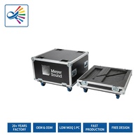 Vente en gros de boîtes de transport pour enceintes en aluminium robuste et contreplaqué, personnalisées, 2 en 1, OEM ODM pour enceintes Meyer Sound