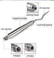 Kit d'élévateurs dentaires WORLD PRECISION SURGICAL pour extraction de racines, instruments droits et courbés en acier inoxydable, manuels, certifiés CE