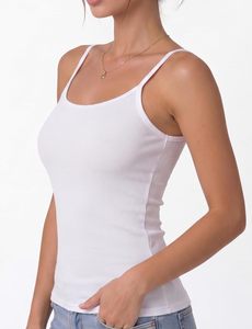 Camiseta sin mangas de tirantes finos, elástica, transpirable, ecológica y a la moda para mujer, estilo casual para el día a día. - Product Image 2