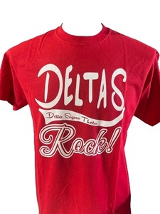 Camisetas Personalizadas de Algodón Suave y Transpirable para Mujeres y Chicas, Diseño Personalizado en la Parte Delantera y de las Mangas, Estilo Sorority - Product Image 3