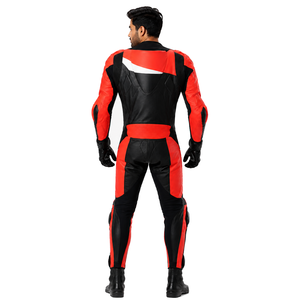 Combinaison de moto en cuir une pièce pour homme Samroz Sports, protections CE amovibles, entièrement résistante à l'eau, coupe-vent, pour course à moto, grandes tailles - Product Image 5